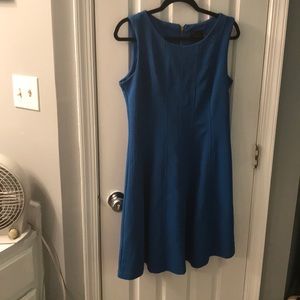 Royal blue business dress